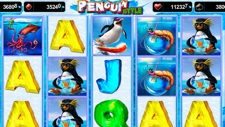 игровой слот онлайн Penguin Style